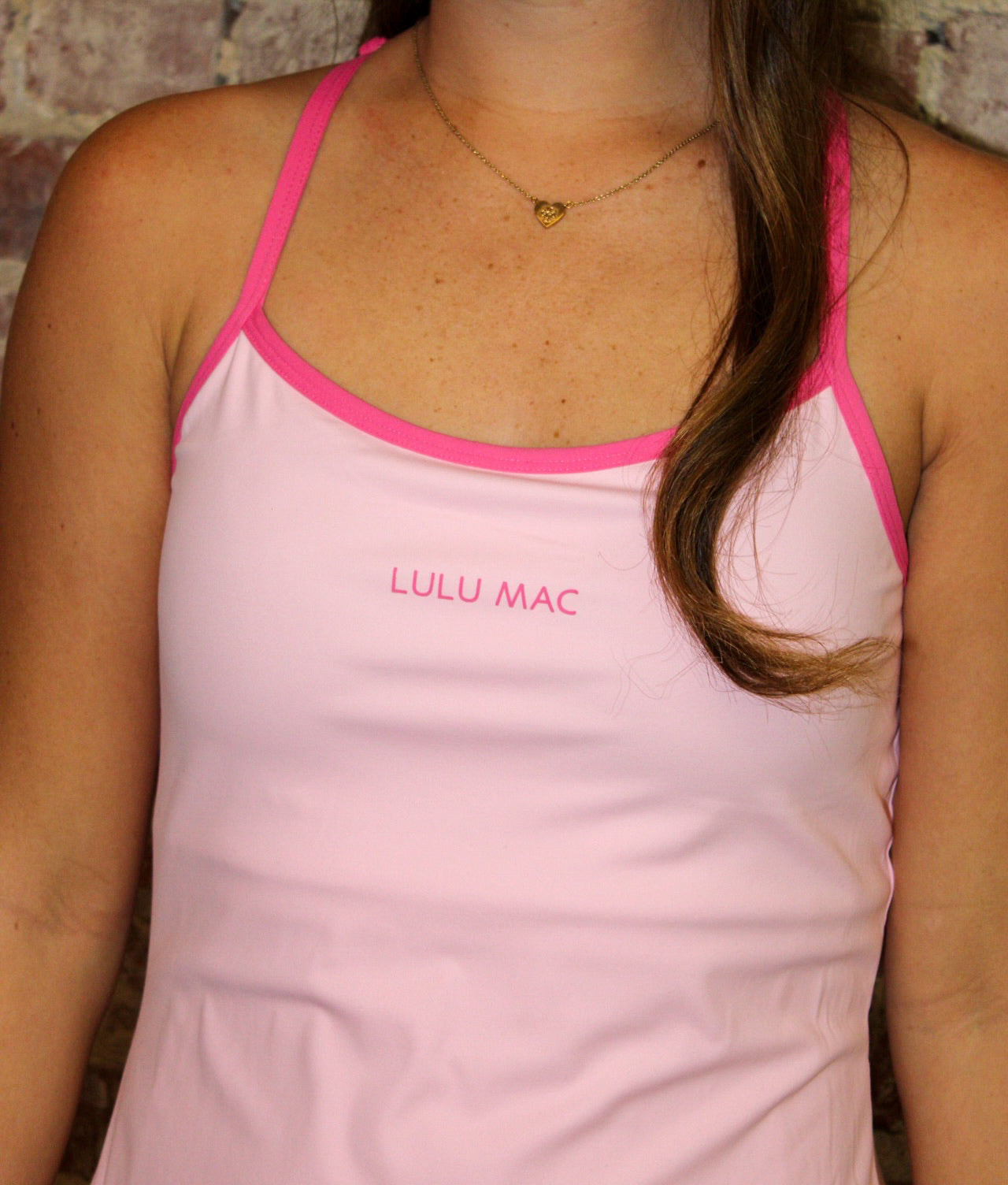 Lulu Mac Light Pink Aurora Athletic Dress Girlie Girl Originals