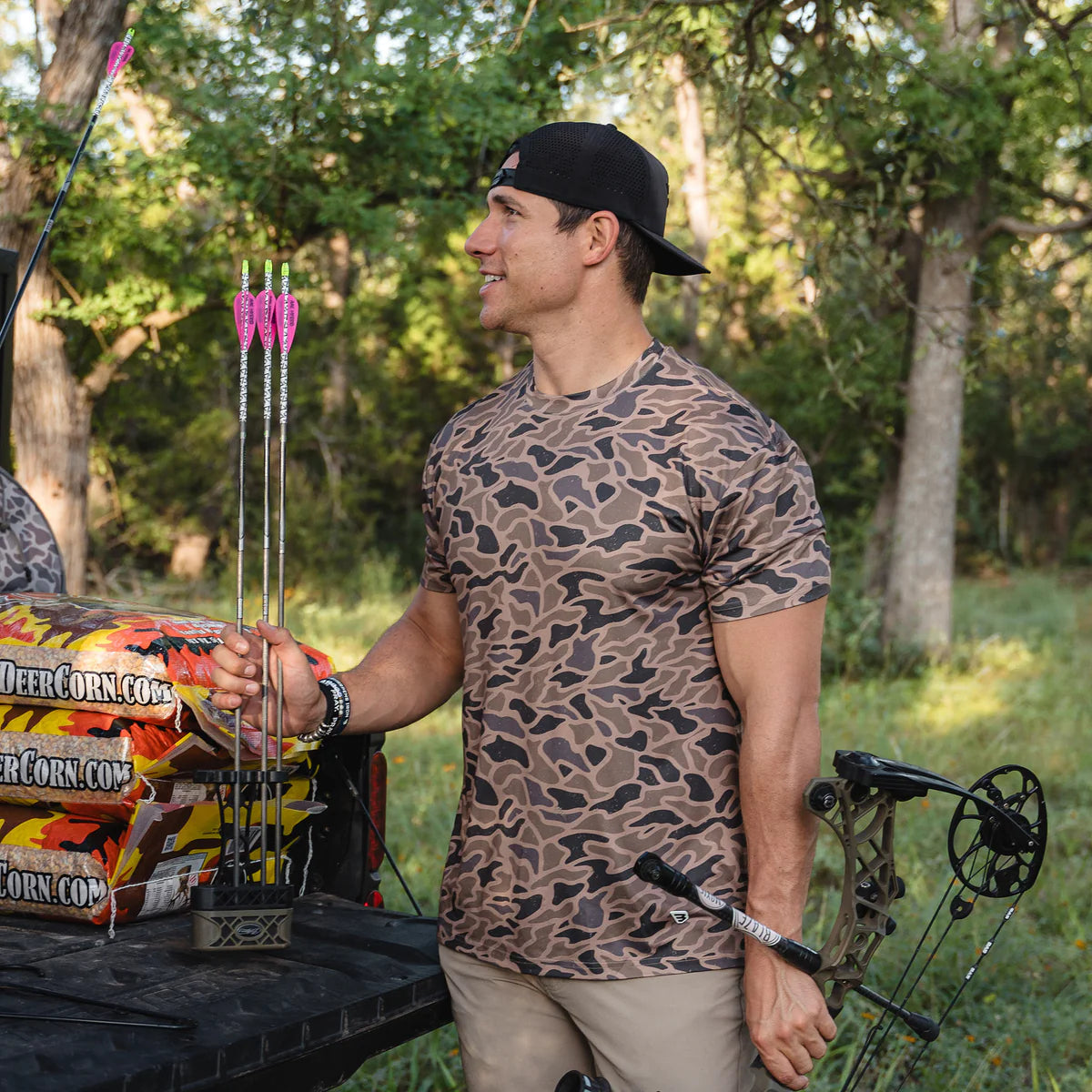 BURLEBO GAUGE CAMO POCKET TEE SOUTHERN SUNDROP BOUTIQUE