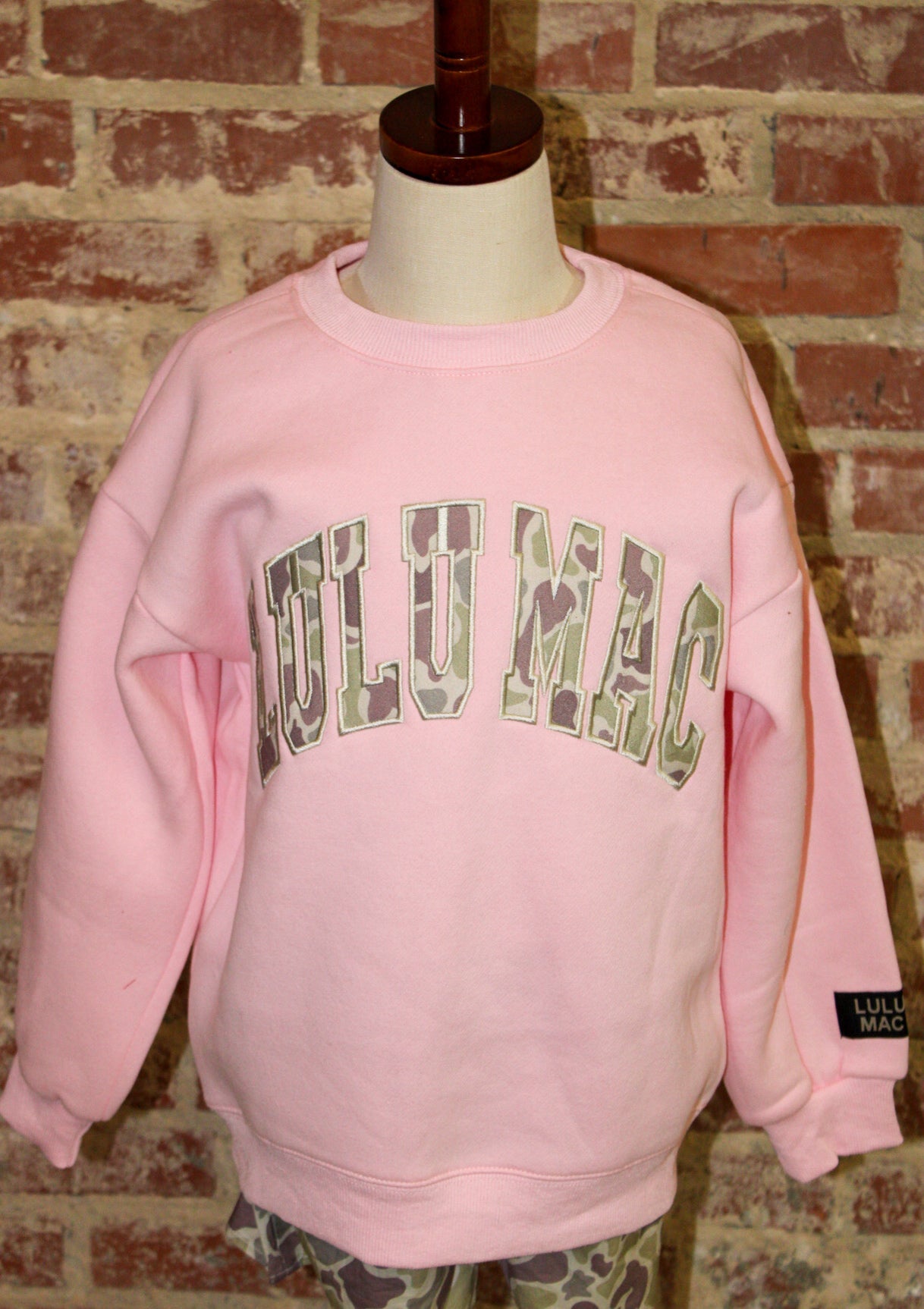 Lulu Mac Youth Light Pink Sweatshirt Girlie Girl Originals