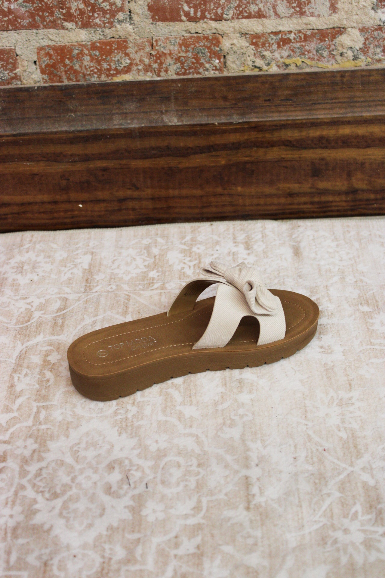 CCOCCI - Ivory Bow Knot Sandal CCOCCI
