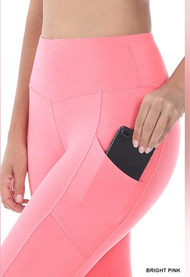 Zenana Black Brushed Microfiber Full Length Leggings zenana