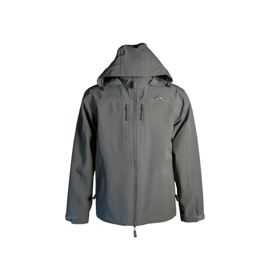American Flyway Waterfowl  Grey Lightweight Rain Jacket American Flyway Waterfowl