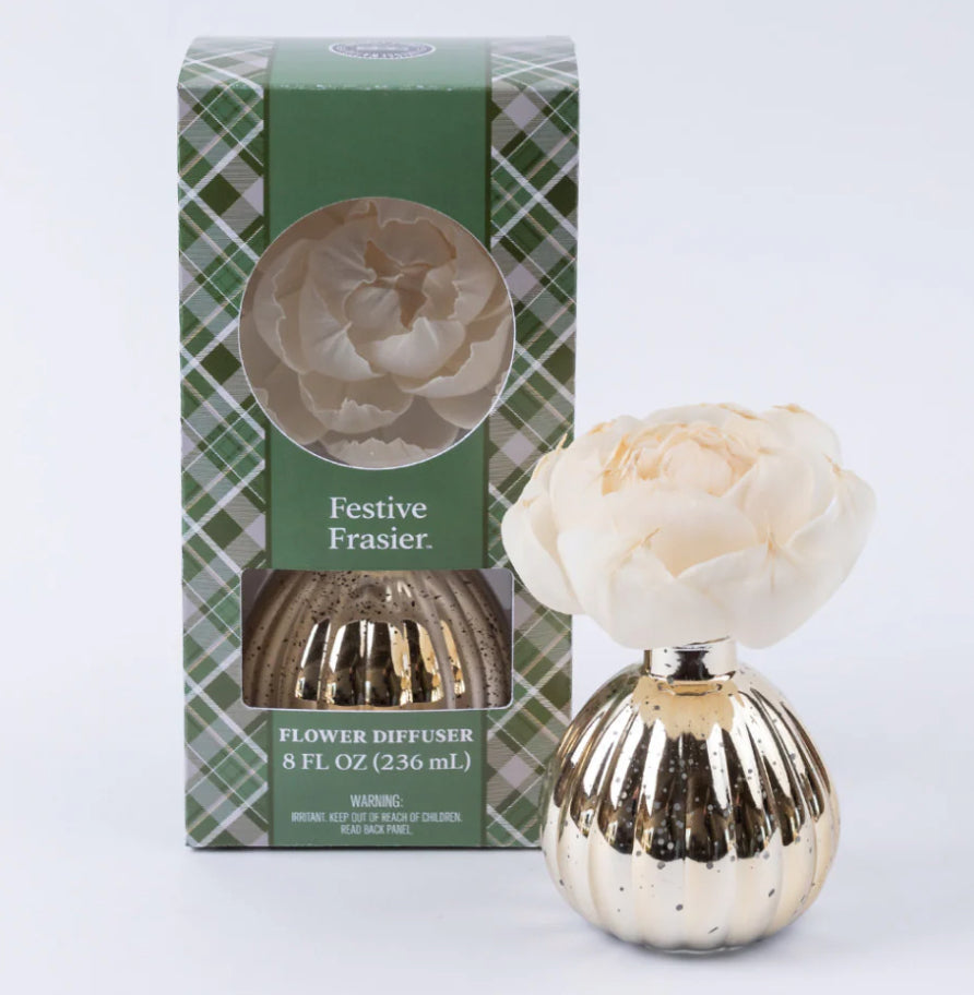 Festive Frasier Holiday Flower Diffuser BRIDGEWATER CANDLE CO.