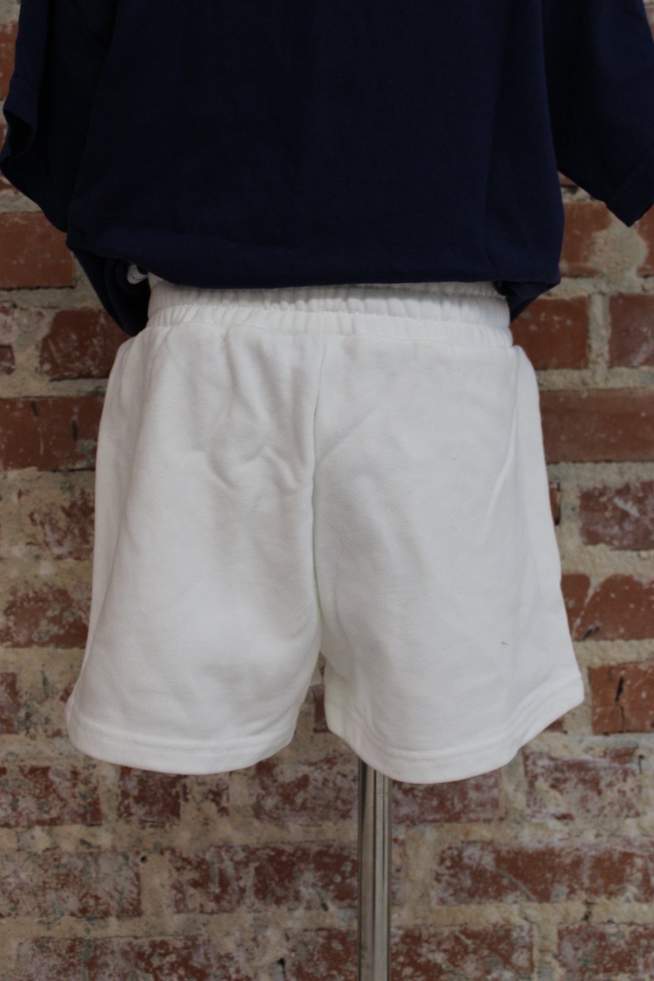 LULU MAC KIDS WHITE TERRY CLOTH SHORTS Girlie Girl Originals