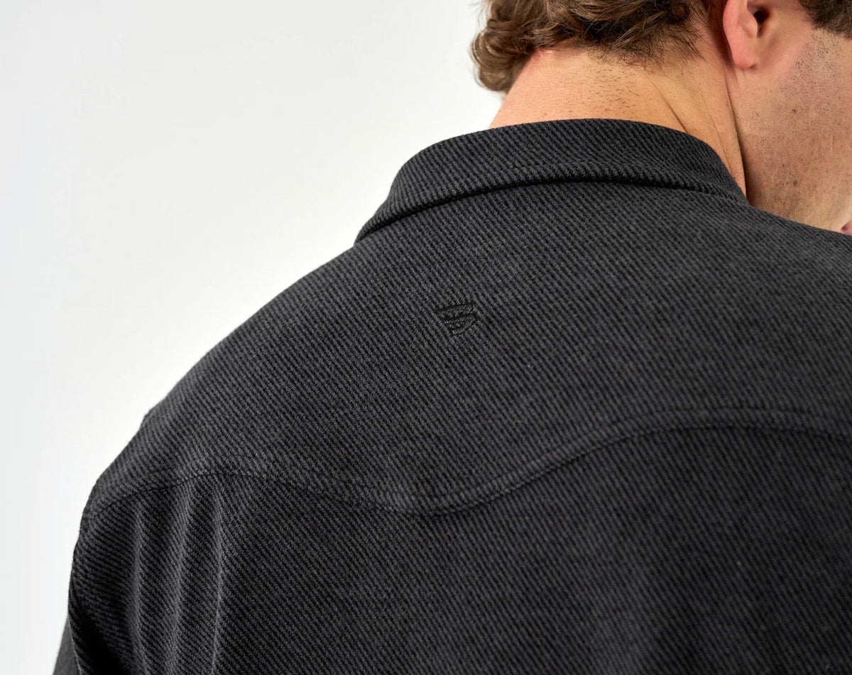 Burlebo Austin Heather Black Long Sleeve Shirt BURLEBO