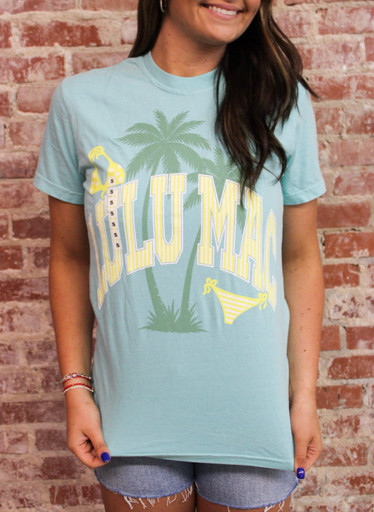 Lulu Mac Bikini Chalky Mint Comfort Colors Tee Girlie Girl Originals