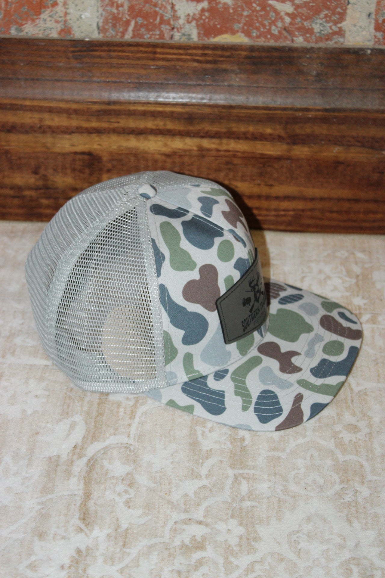 Southern Tradition Co Bracketed Grey Camo with Get Logo Hat Southern Tradition Tradition Clothing Co