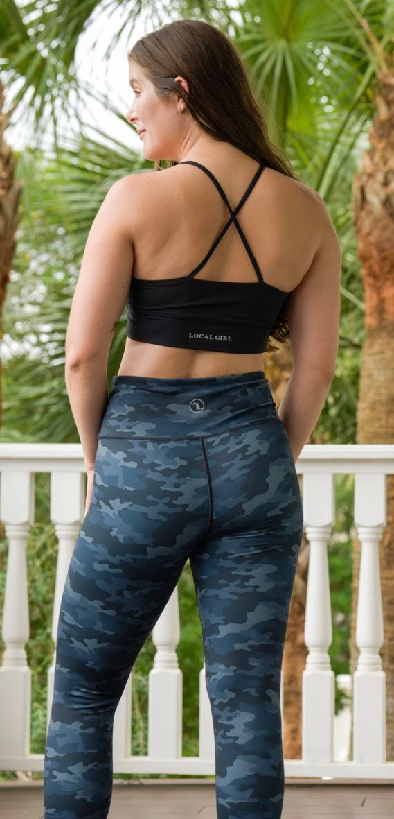 Local Girl Black Sports Bra LOCAL BOY OUTFITTER