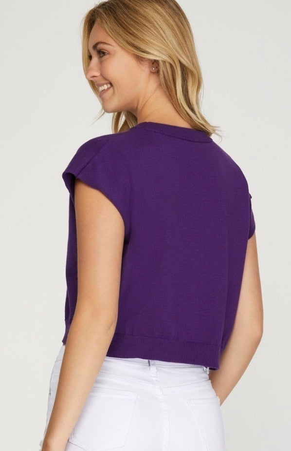 Perfect Knitted Gameday Top She + Sky