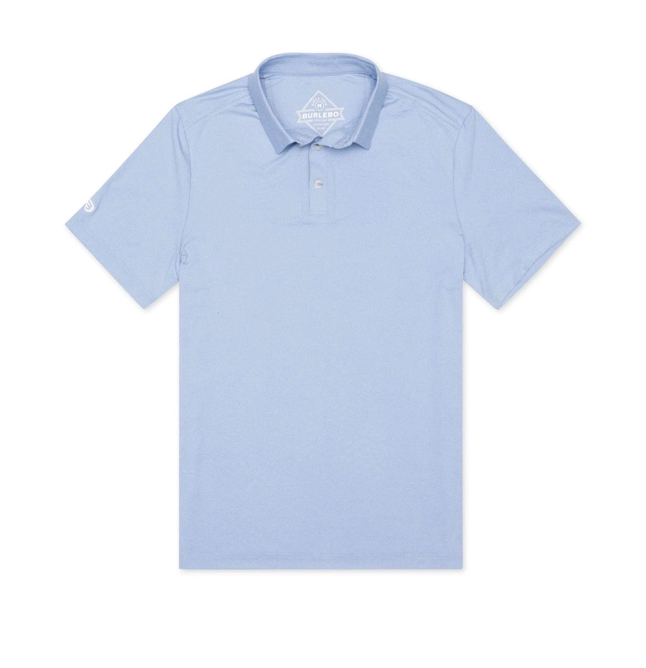 Burlebo Performance Polo - Heather Sky Blue BURLEBO