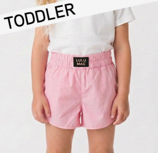 Lulu Mac Toddler Light Pink Shorts Girlie Girl Originals