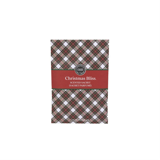 Christmas Bliss Plaid Sachet BRIDGEWATER CANDLE CO.