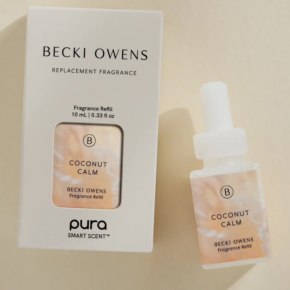 Becki Owens Coconut Calm Pura Home Fragrance Diffuser Oil Refill Becki Owens