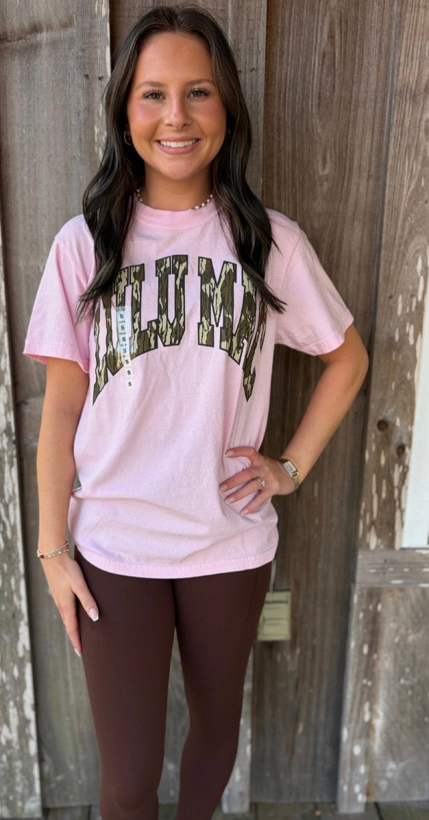 Lulu Mac Adult Blossom Comfort Colors Mossy Oak Tee Girlie Girl Originals