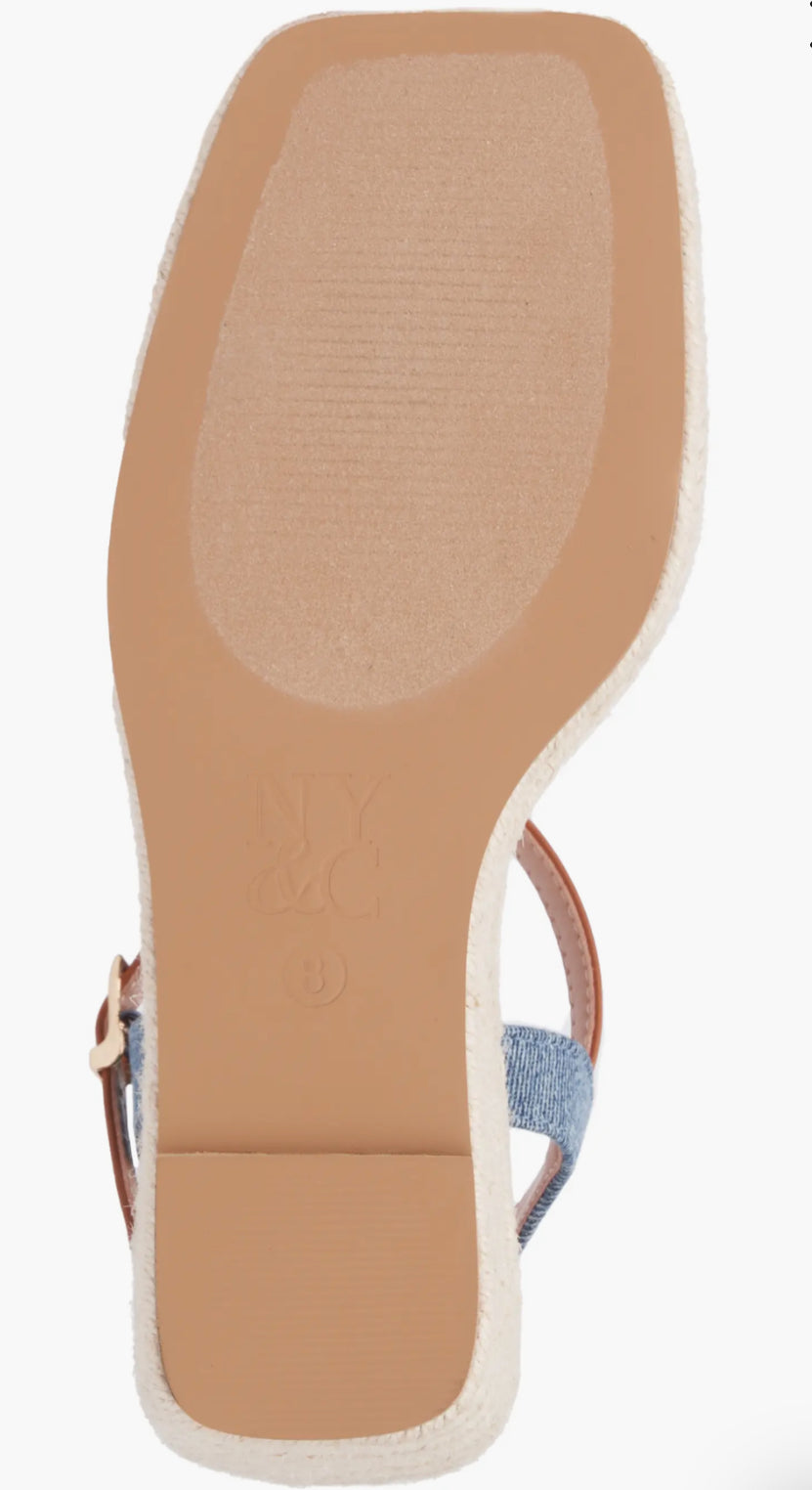 New York And Company Women's Unita Platform Wedge Sandal S3 Holding