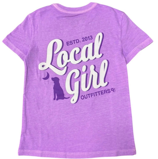 LG Youth Stacked Script SS Tee LOCAL BOY OUTFITTER