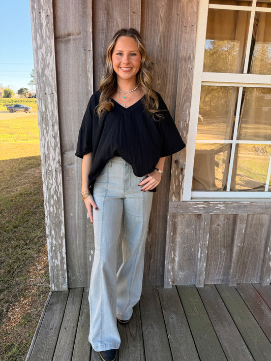 Judy Blue Jeans High Waist Retro Wide Leg Jeans