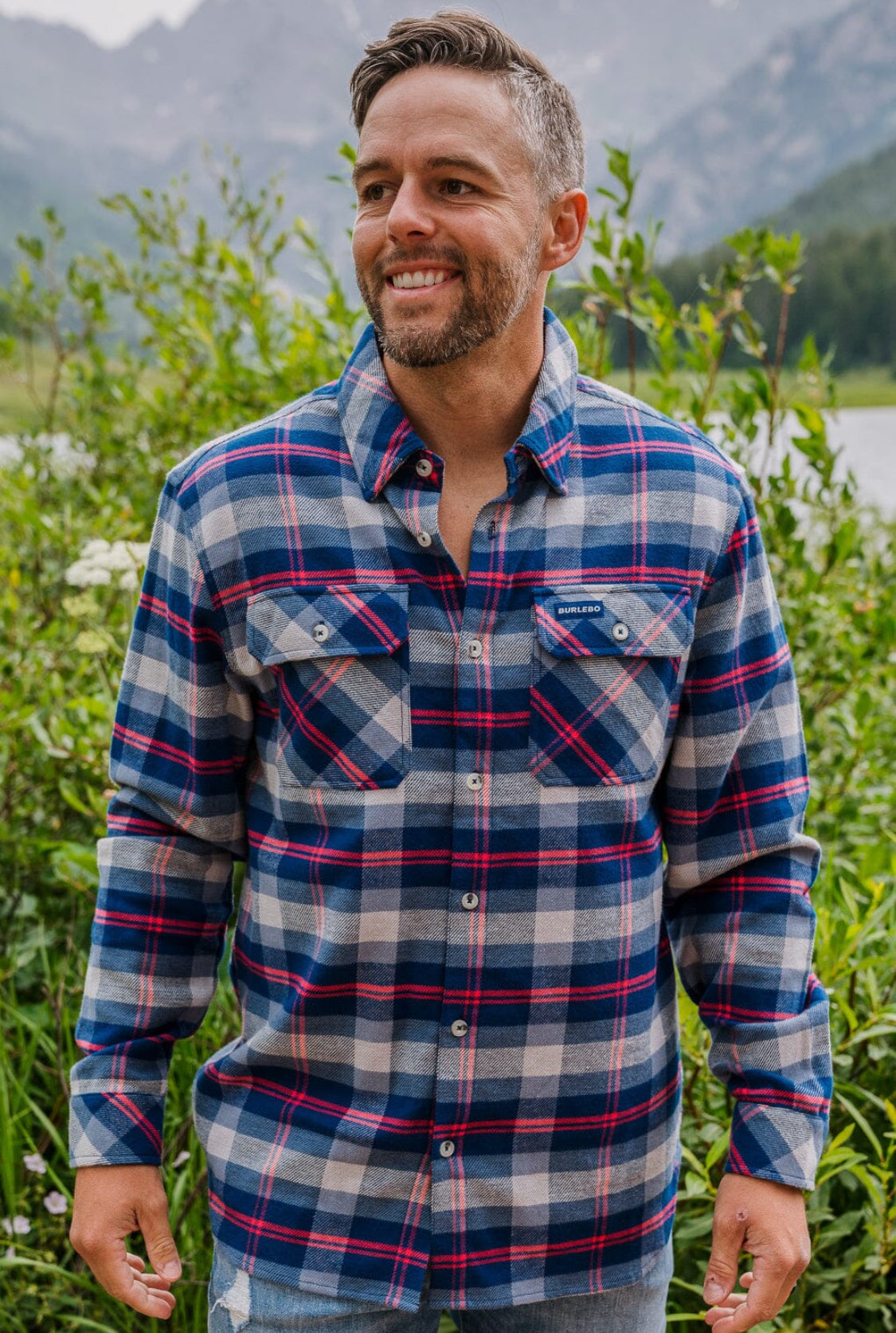 Burlebo Fire Side Flannel Button Down Shirt BURLEBO
