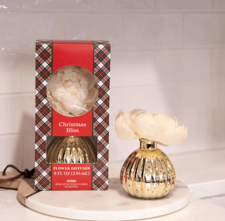 Christmas Bliss Holiday Flower Diffuser BRIDGEWATER CANDLE CO.