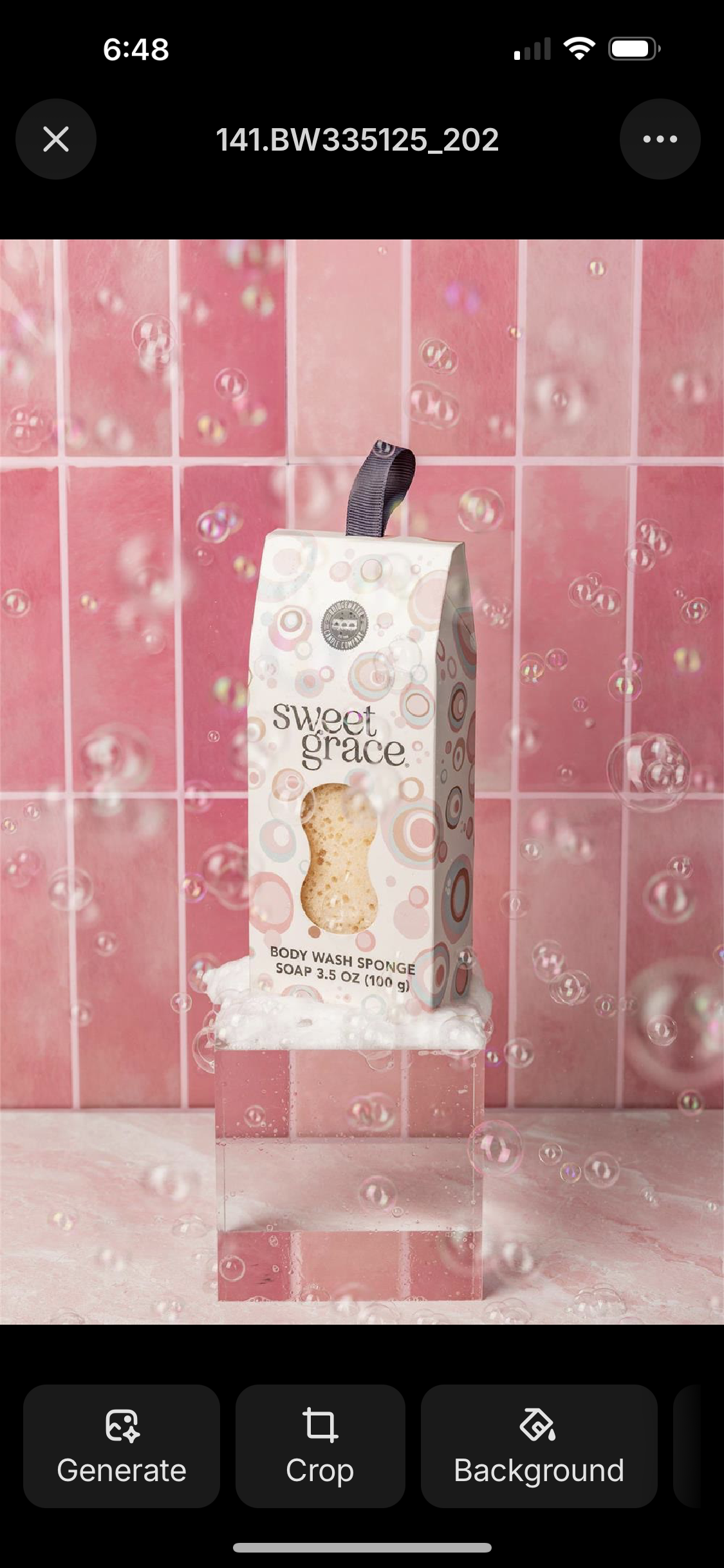 Sweet Grace Body Wash Sponge BRIDGEWATER CANDLE CO.