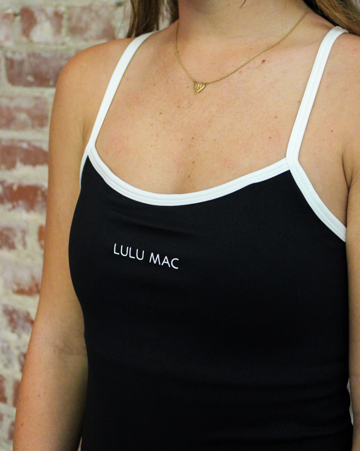 Lulu Mac Black & White Athletic Dress Girlie Girl Originals