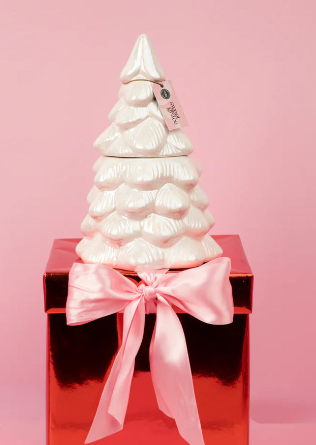 Sweet Grace Holiday Christmas Tree Candle BRIDGEWATER CANDLE CO.