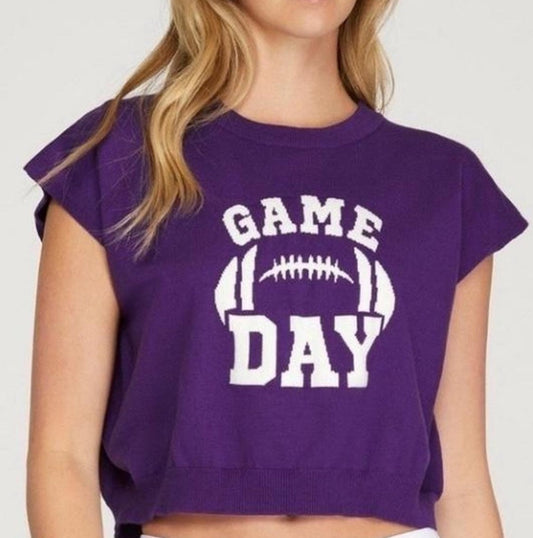 Perfect Knitted Gameday Top She + Sky