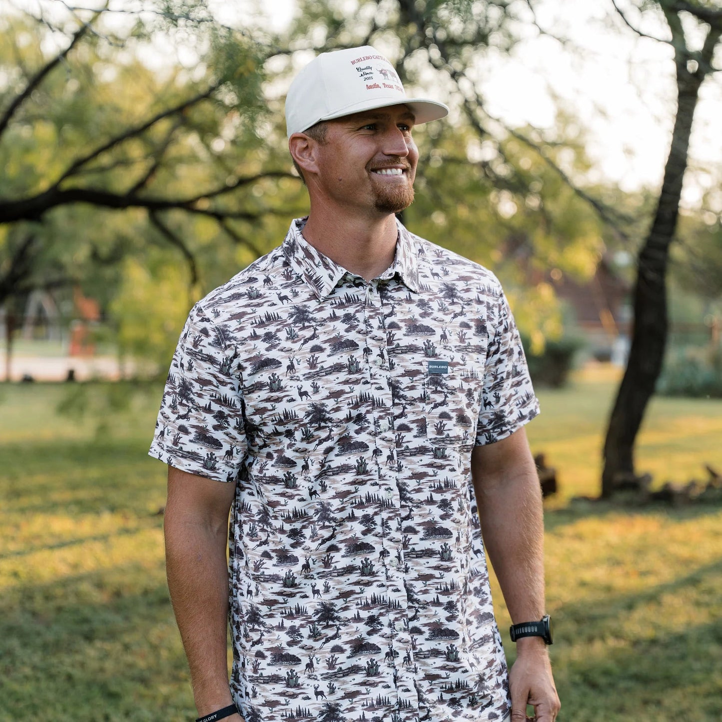 Burlebo Brush Country Performance Button Up Shirt BURLEBO