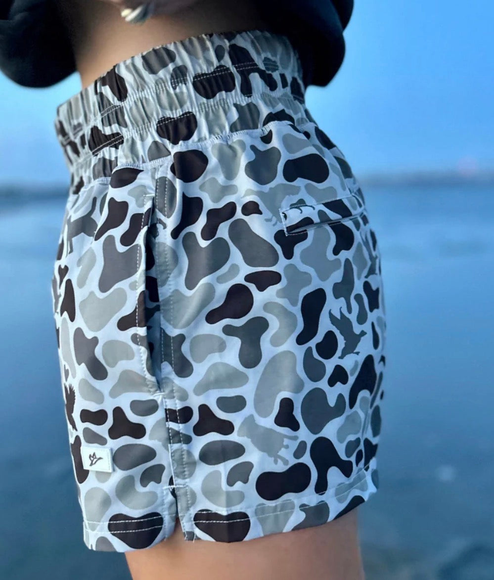 Combat Waterfowl Womens 2.5" Helmand  Camo Shorts COMBAT WATERFOWL