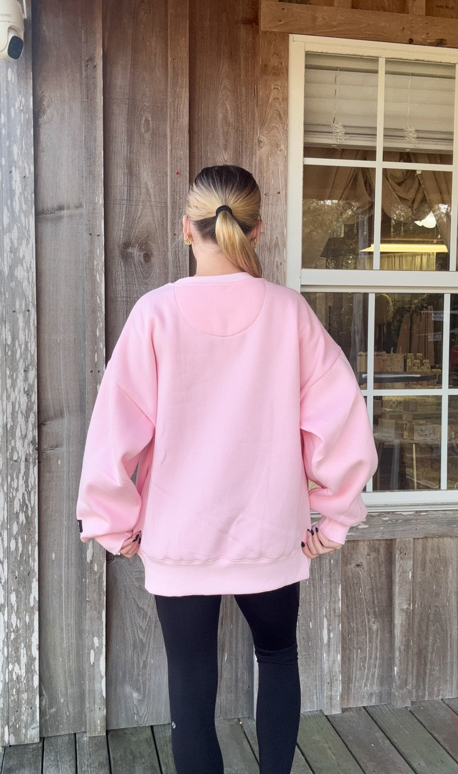 LULU MAC LEOPARD PRINT PINK SWEATSHIRT Girlie Girl Originals