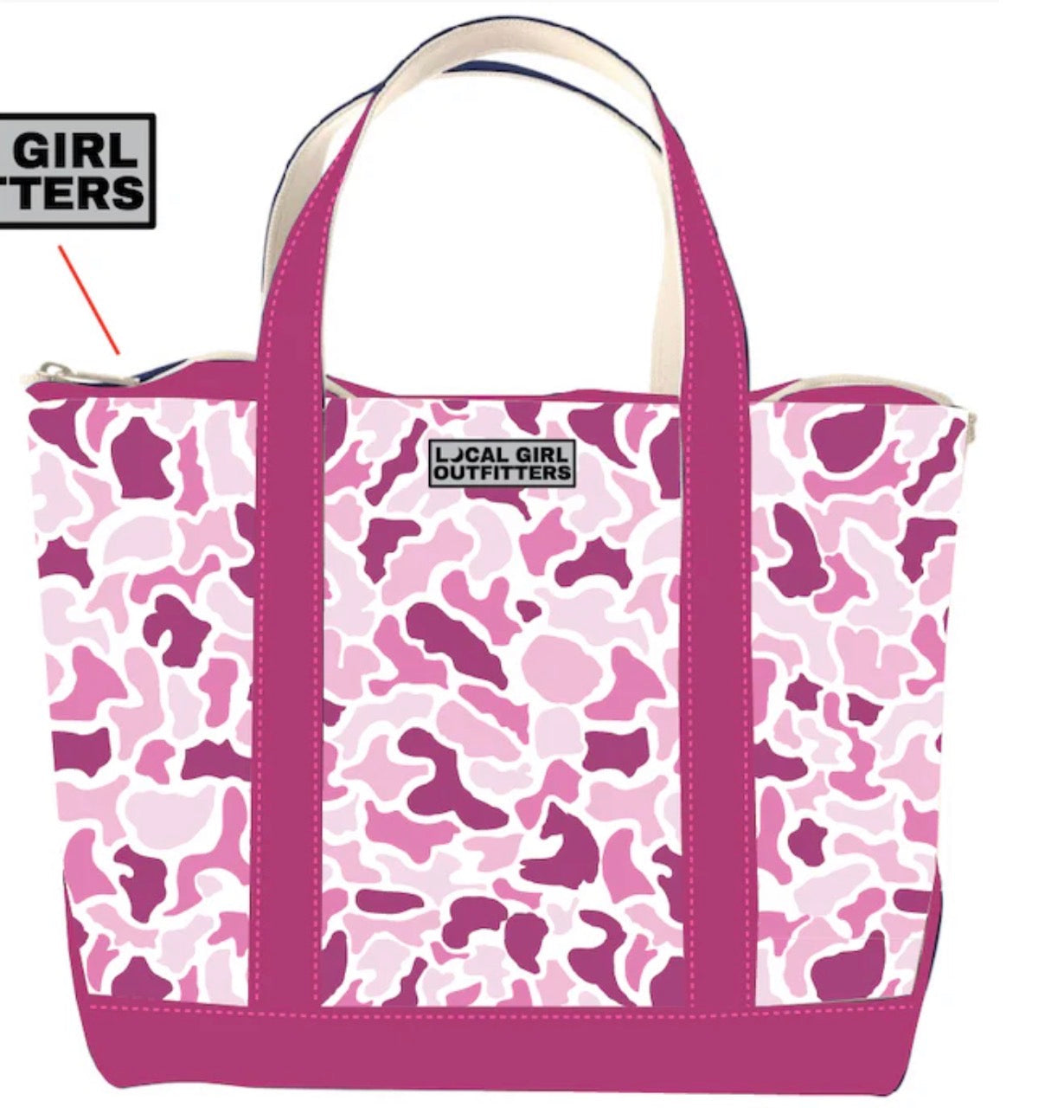 Local Girl Beach Tote Bag LOCAL BOY OUTFITTER