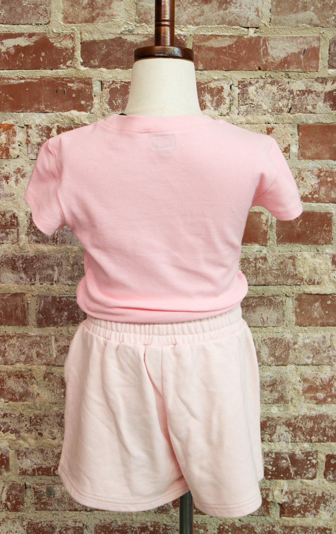 Lulu Mac Kids Light Pink Terry Cloth Shorts Girlie Girl Originals