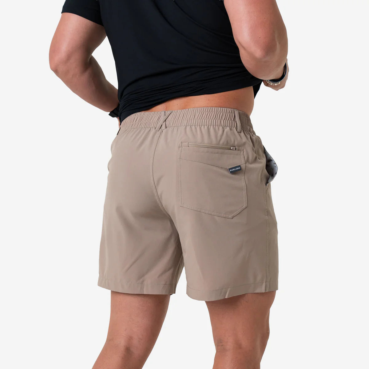 Burlebo Cobblestone Everyday Shorts with Duck Hunt Pocket (5.5" Inseam) BURLEBO