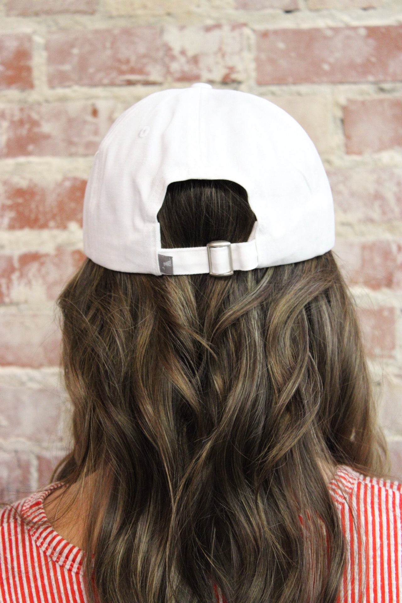Local Girl White Dad Hat local boy outfitters