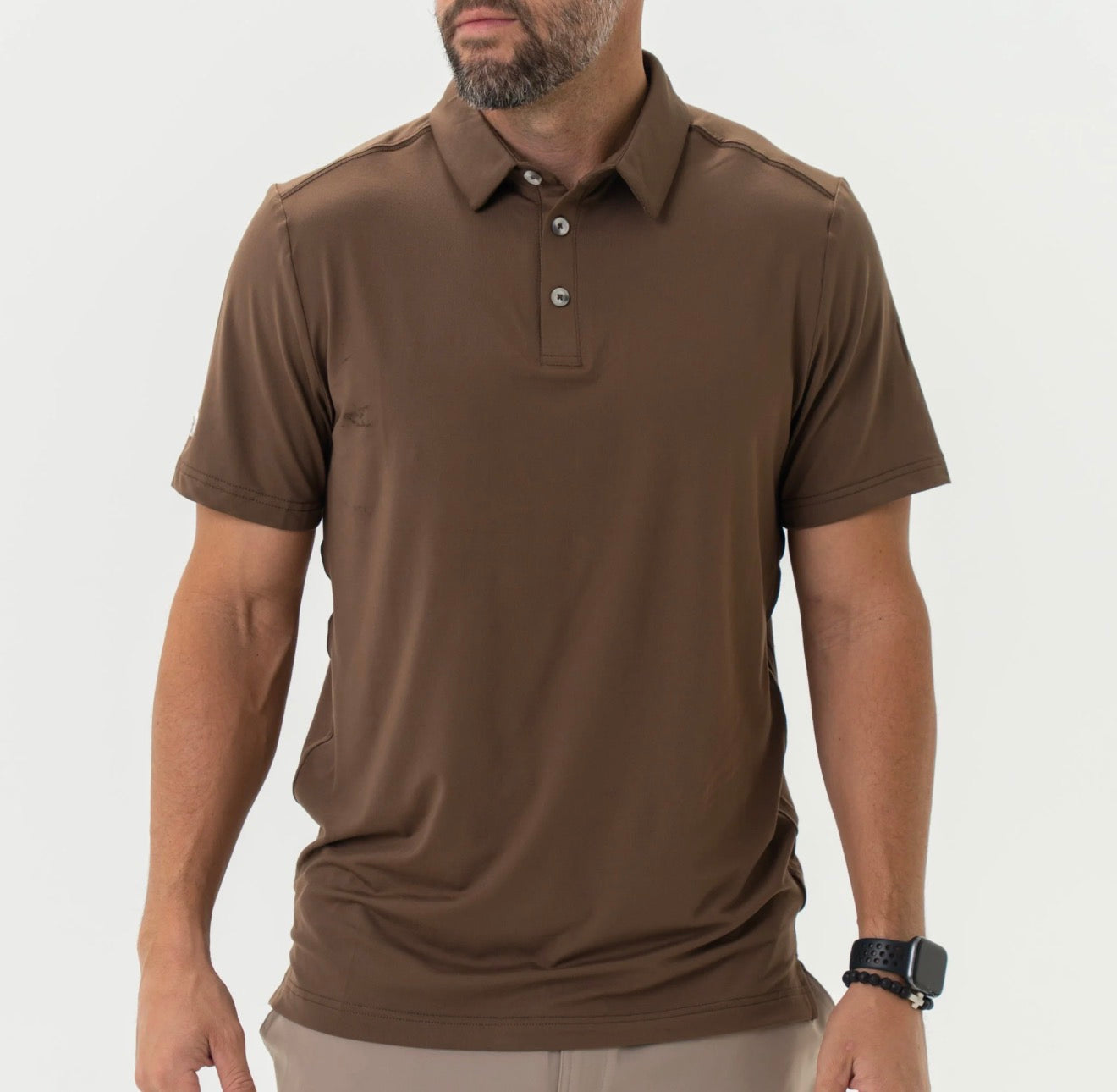 Burlebo Performance Polo - Heather Brown BURLEBO