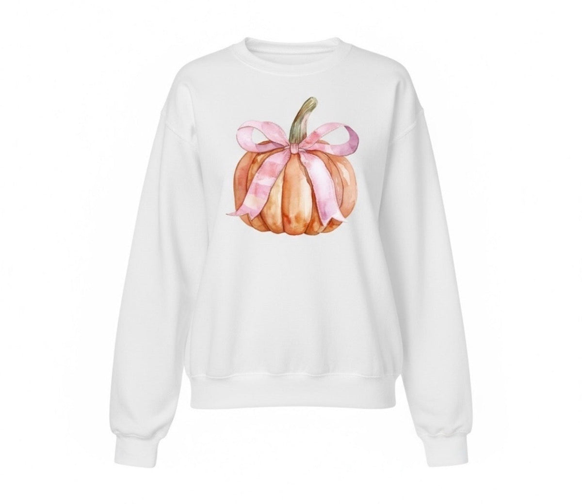 Amelia Coquette Bow Pumpkin Sweatshirt Amelia Kates