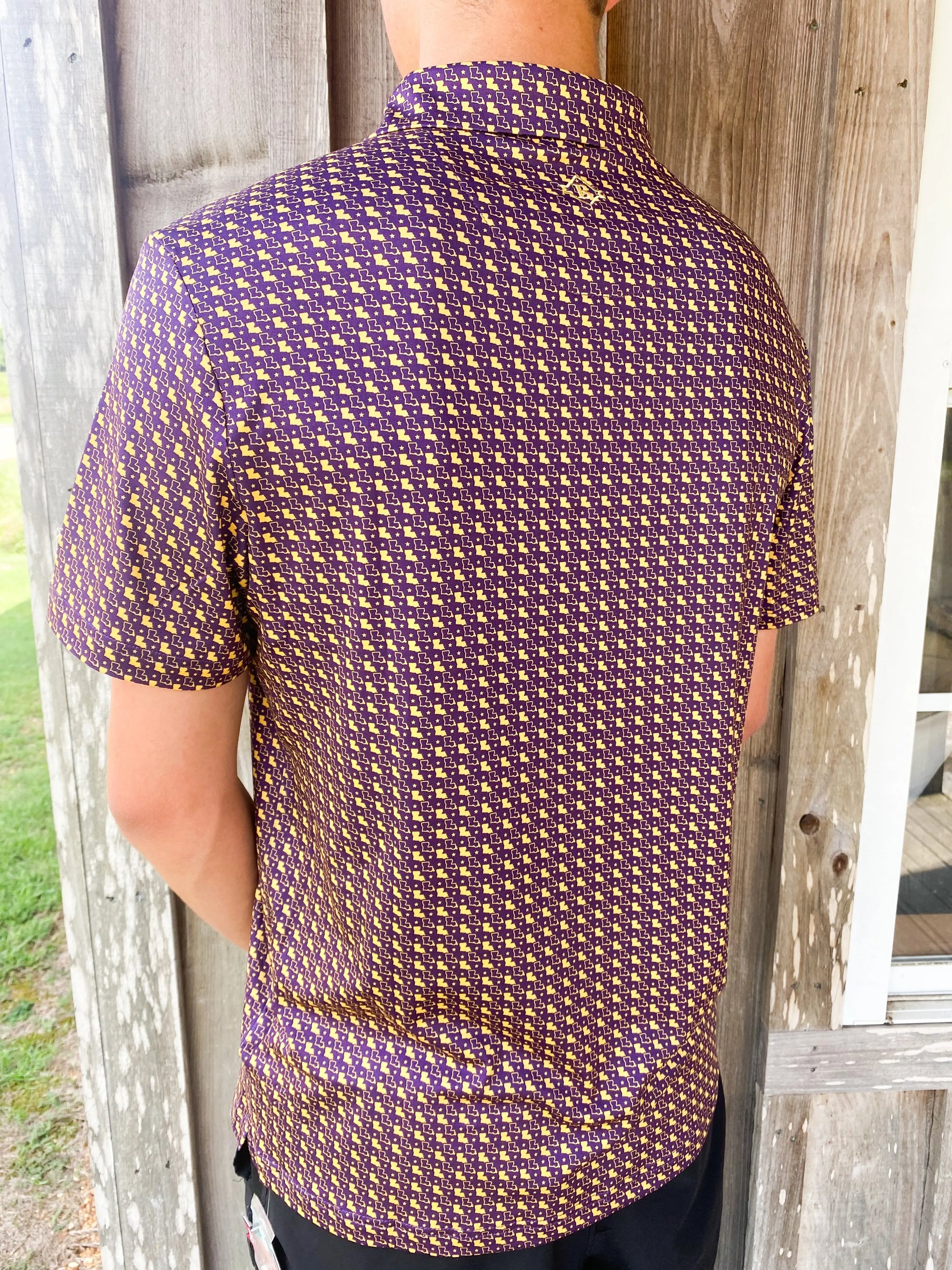 BURLEBO - Performance Polo - Louisiana Purple BURLEBO