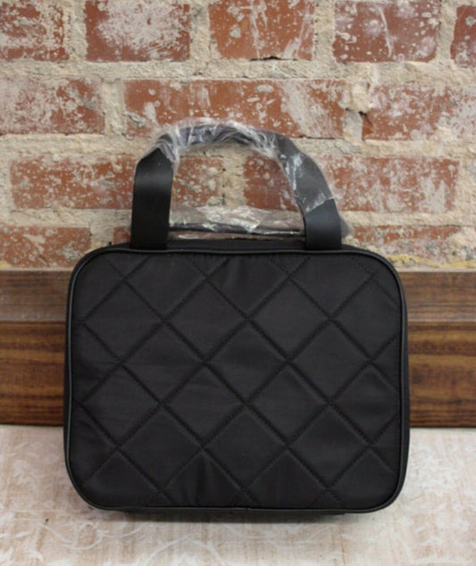 Caroline Hill Punta Cana Large Case Black Patent EC Makeup Bag Caroline Hill