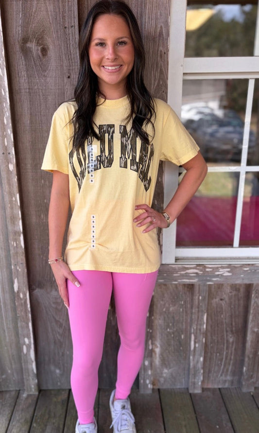 Lulu Mac Butter Comfort Colors Mossy Oak Tee Girlie Girl Originals