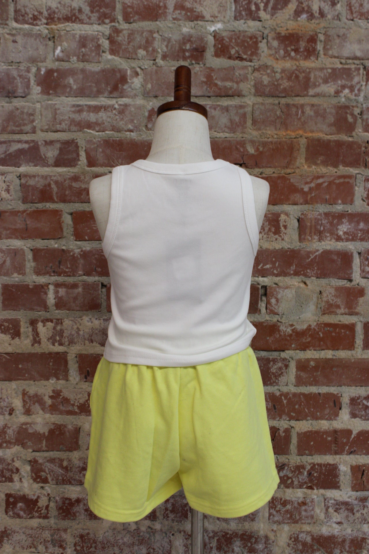 LULU MAC KIDS YELLOW TERRY CLOTH SHORTS Girlie Girl Originals