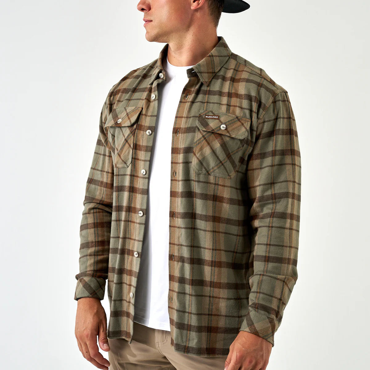 Burlebo Flannel Shirt- Timber Brown BURLEBO