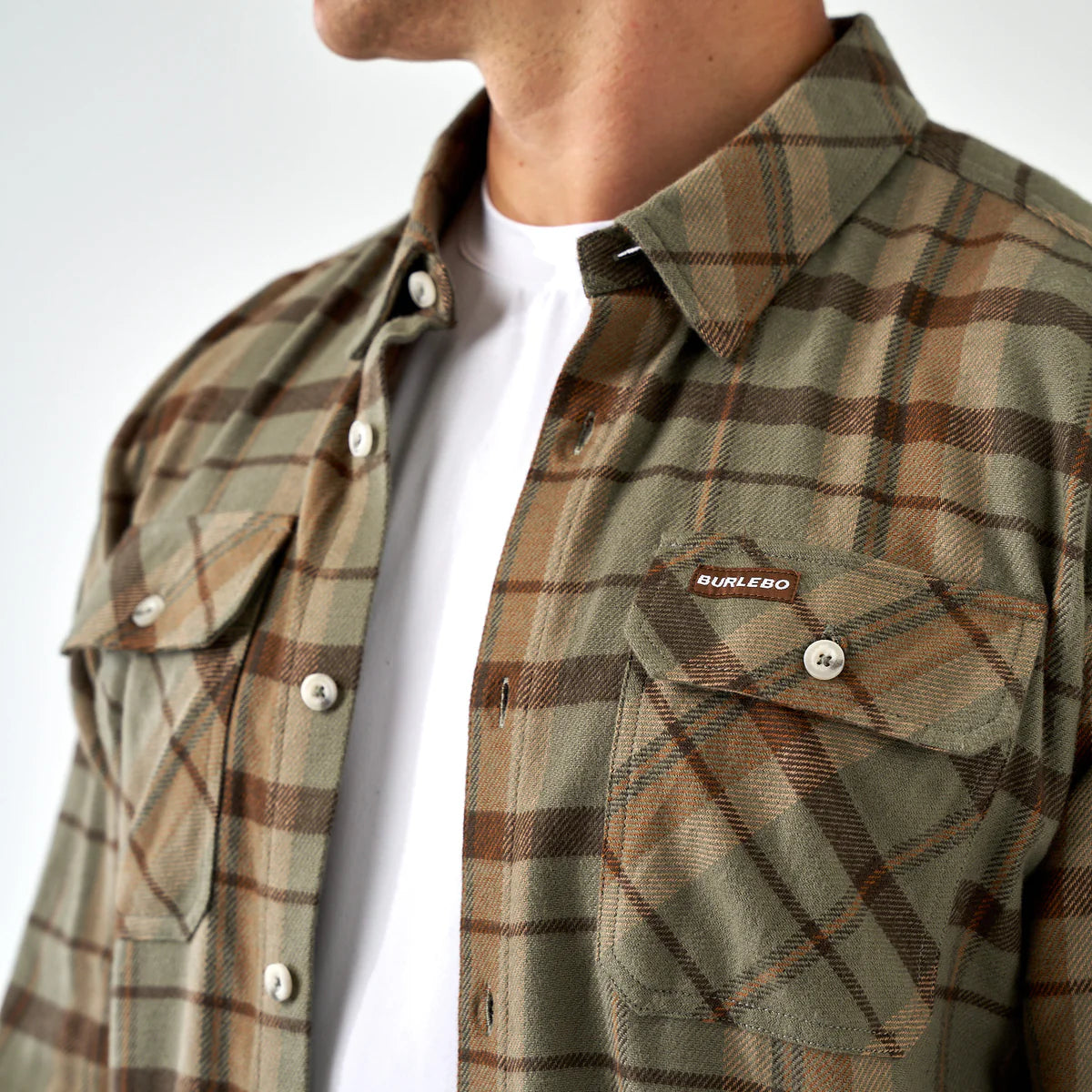 Burlebo Flannel Shirt- Timber Brown BURLEBO