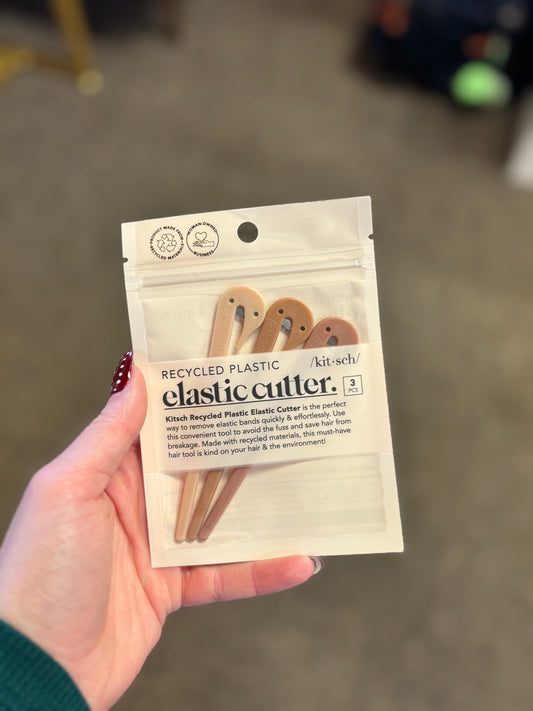 3 Piece Multi Color Elastic Cutters Set KITSCH