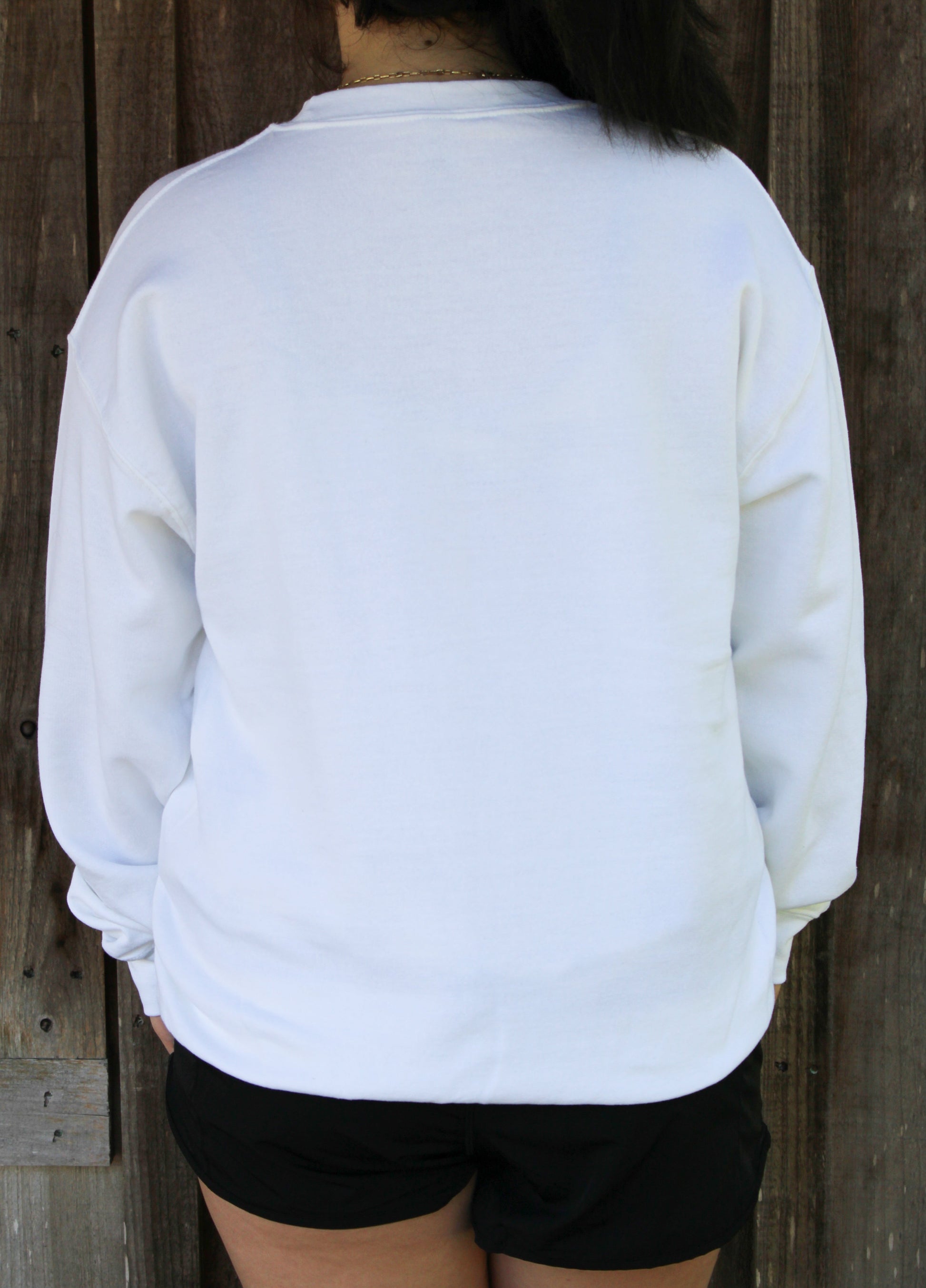 Mississippi Coquette Faux Embroidery, White Sweatshirt Trendy Transfers