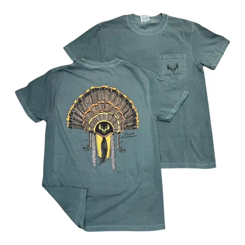 Turkey Fan Mount - Pocket Tee FREAK OUTDOORS