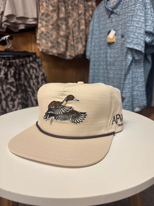 American Flyway Waterfowl Light Khaki Pintail RipStop Hat American Flyway Waterfowl