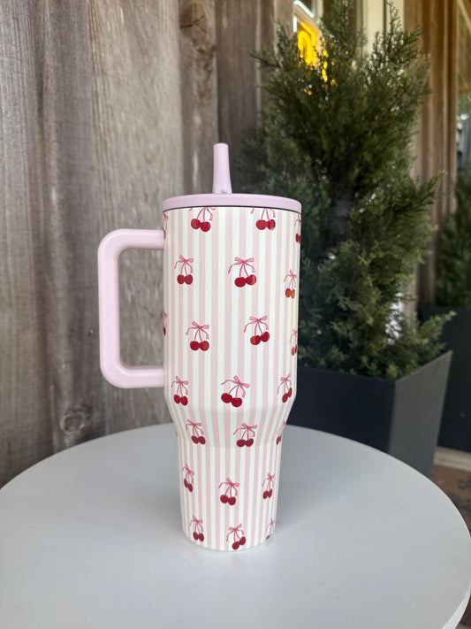 HydroJug  Sweet Cherry 40oz Traveler Tumbler HydroJug