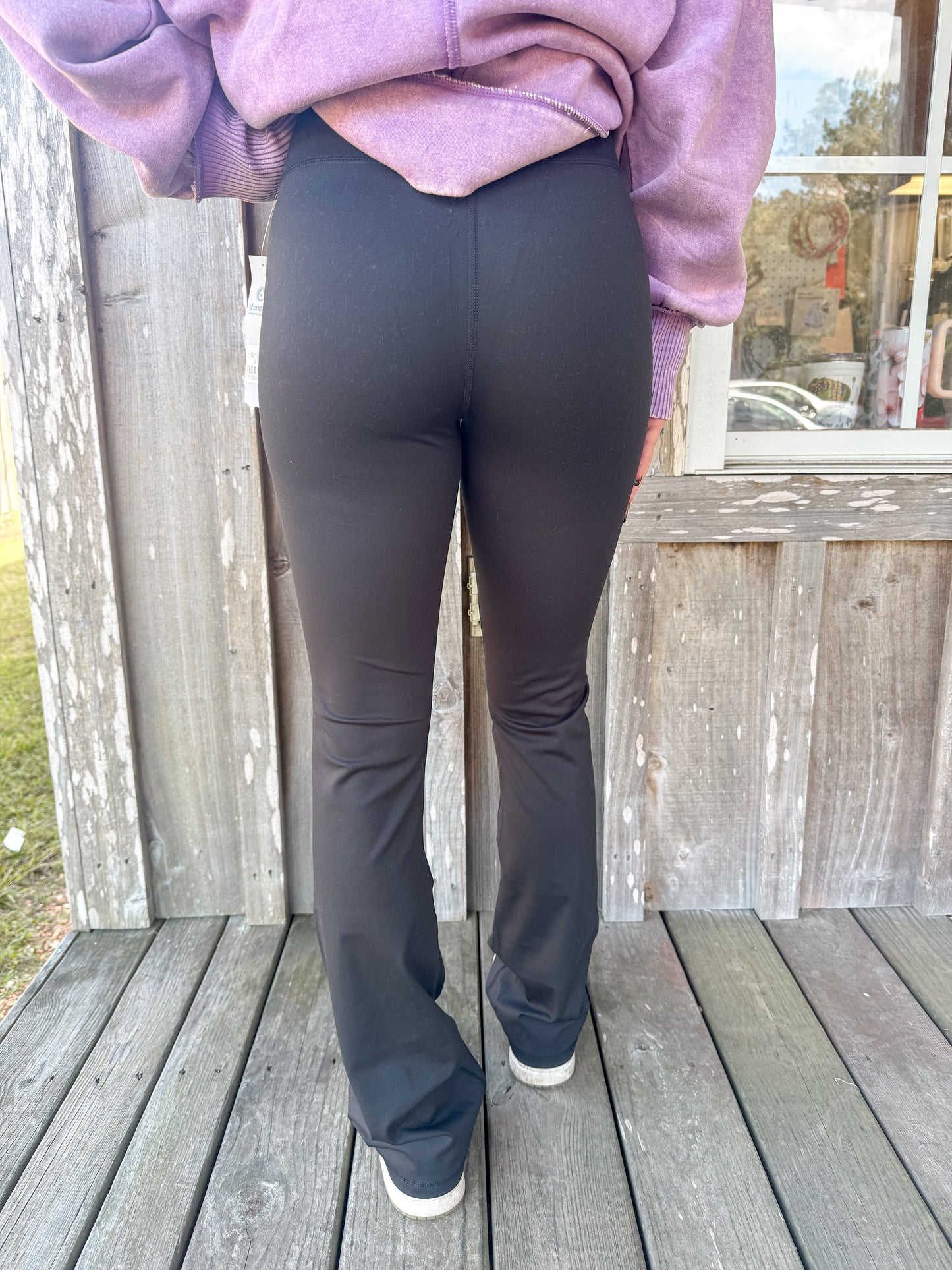 Zenana Plus Buttery Soft Flare Leg High Waist Yoga Pants zenana