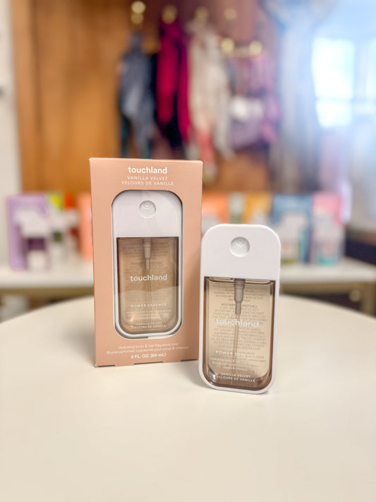 Vanilla Velvet Power Essence Body & Hair Fragrance Mist Touchland