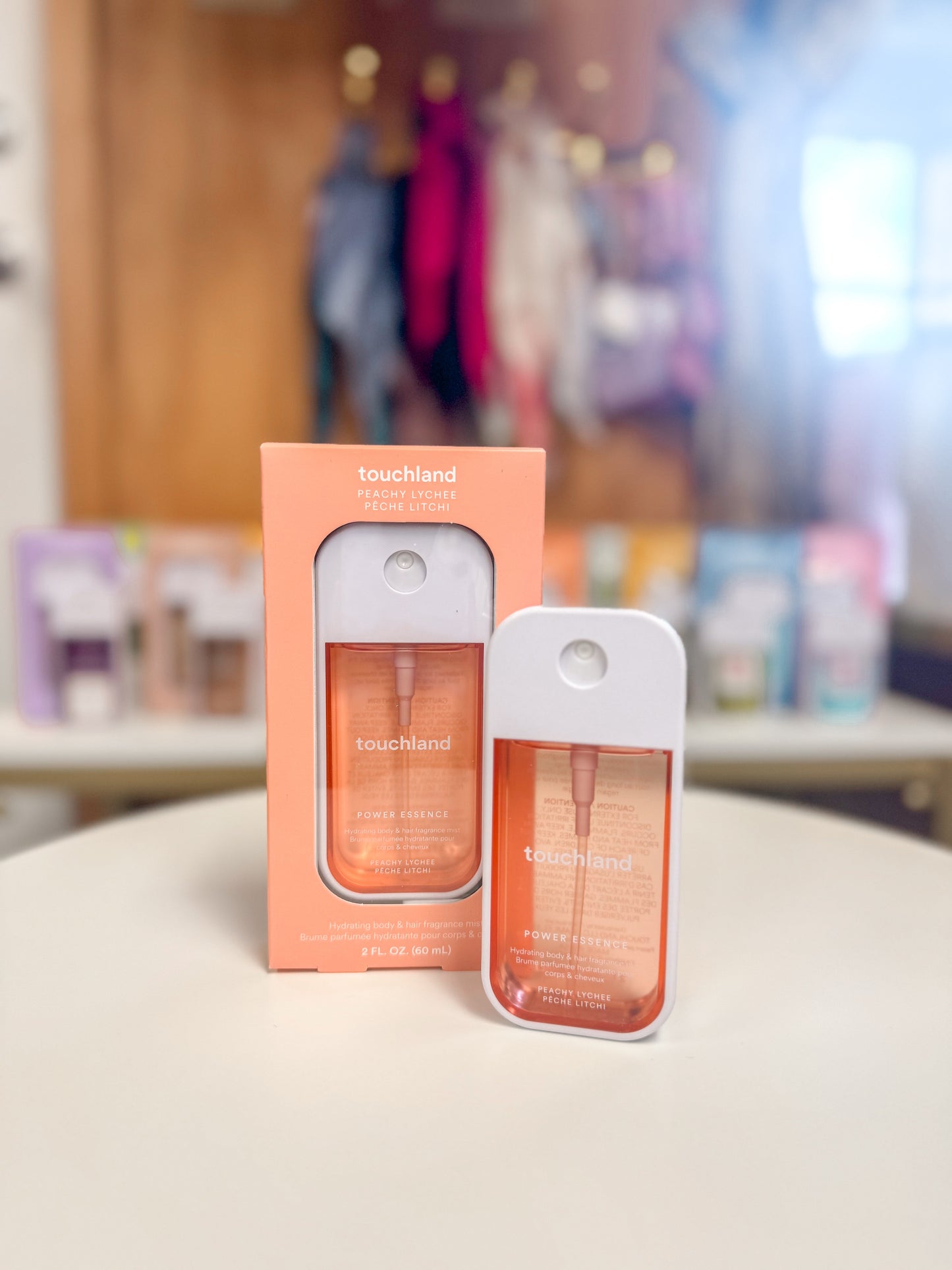 Peachy Lychee Power Essence Body & Hair Fragrance Mist Touchland